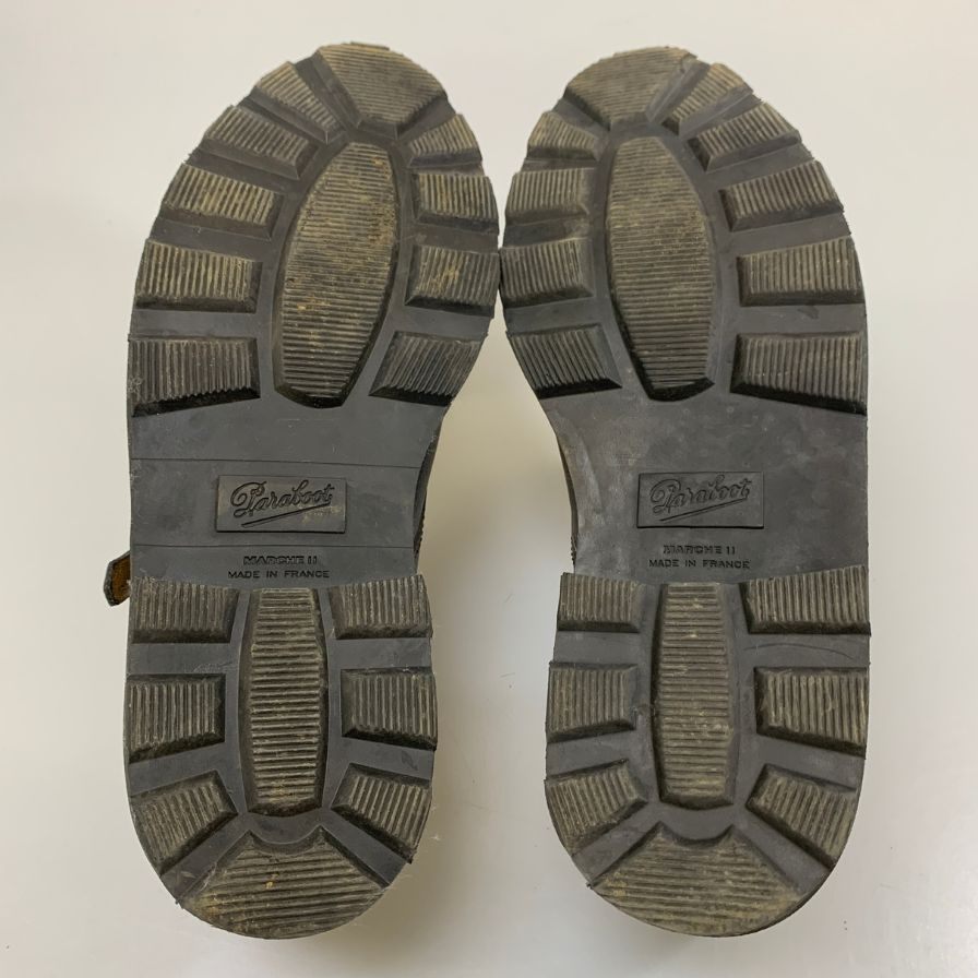 パラブーツ レザーシューズ ダブルモンクストラップ ウィリアム レザー メンズ サイズ6 ブラック Paraboot WILLIAM 約24.5cm【AFD9】