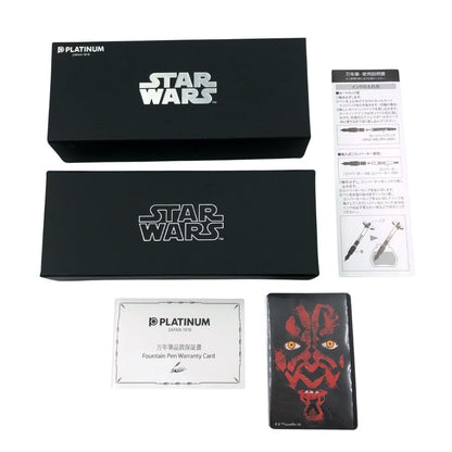 プラチナ 万年筆 スターウォーズ コラボ ダースモール PNB-33000SW-5 3776 ペン先 K14 ブラック PLATINUM STAR WARS【AFI2】