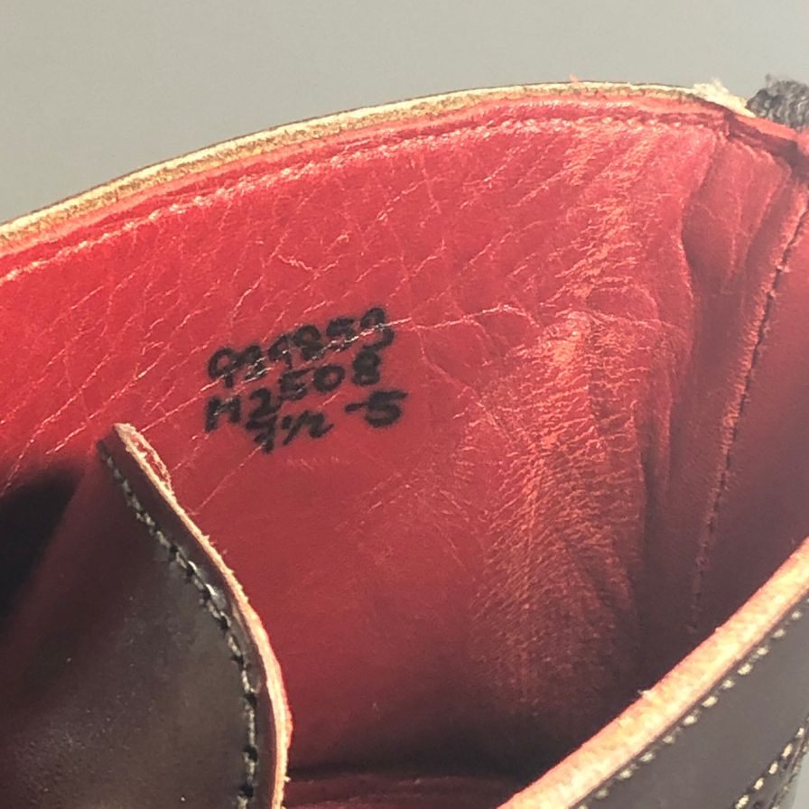 トリッカーズ カントリーブーツ モールトン ウイングチップ 939853 M2508 ボルドー メンズ UK7ハーフ-5 Tricker’ｓ ブーツ 約25.5cm【LA】【中古】