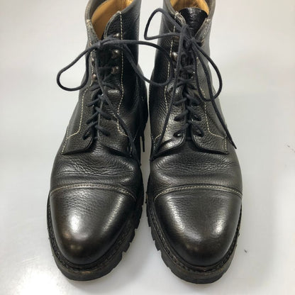 ジョンロブ ロッキー ブーツ グレインレザー ブラック サイズ7.5 メンズ JOHN LOBB 約26.0cm【AFC42】