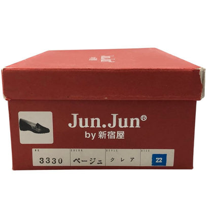 ジュンジュンバイ新宿屋 レザーパンプス レザー 3330 ベージュ サイズ22cm レディース Jun.Jun by shinjukuya 約22.0cm【7-11】