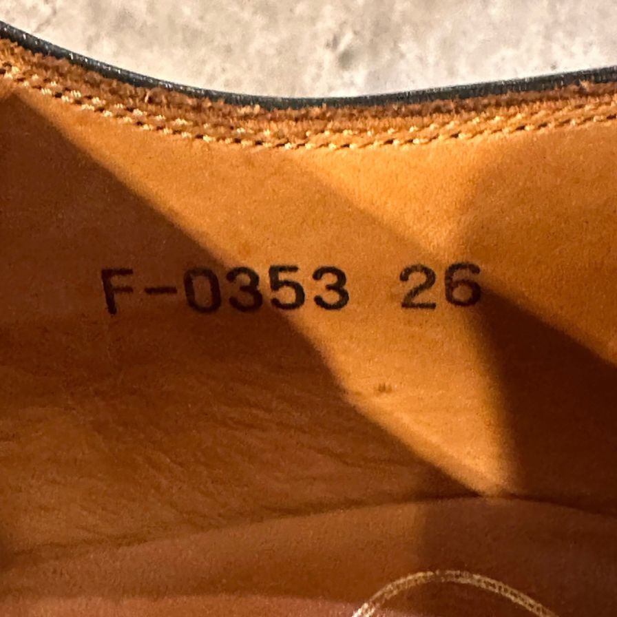 スコッチグレイン レザーシューズ Uチップ F-0353 ブラック メンズ サイズ26EEE SCOTCH GRAIN ビジネスシューズ 約26.0cm【LA】【中古】