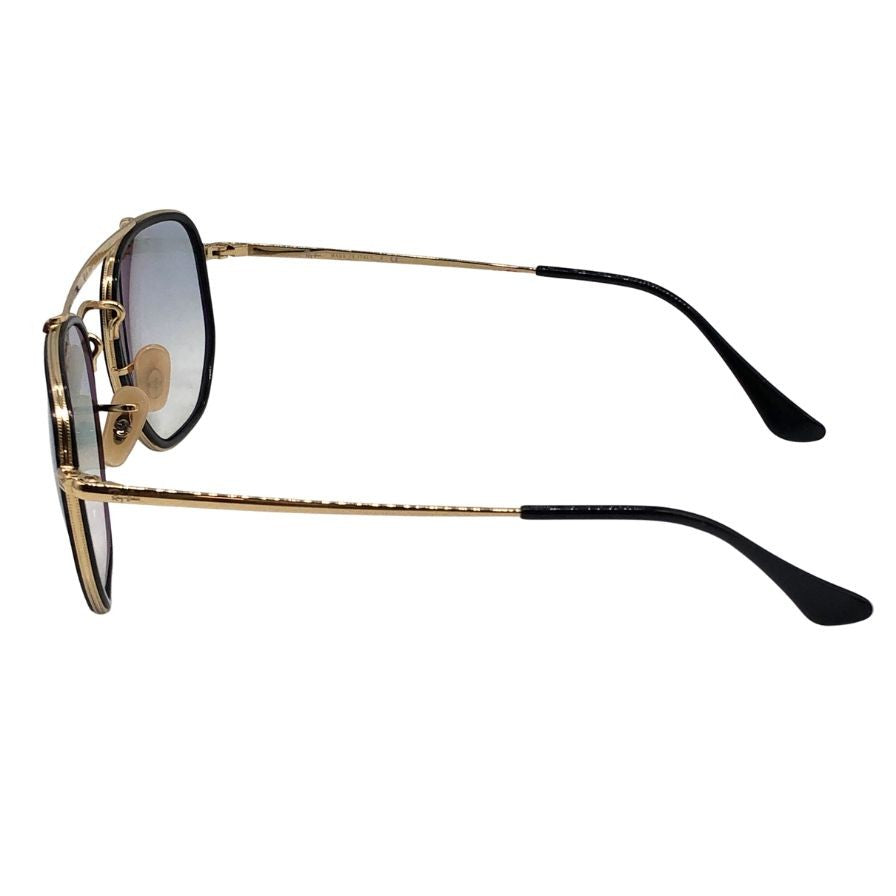 レイバン サングラス 度入り THE MARSHAL II ブラック×ゴールド レディース RB3648-M 9167/3F 52□23 145 2N Ray-Ban【AFI3】