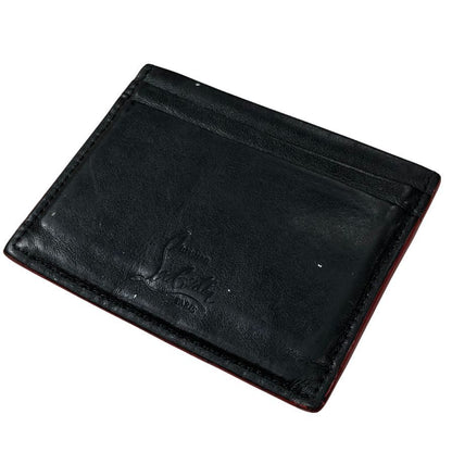 クリスチャンルブタン カードケース キオス スパイクスタッズ レザー ブラック メンズ Christian Louboutin KIOS【AFI17】