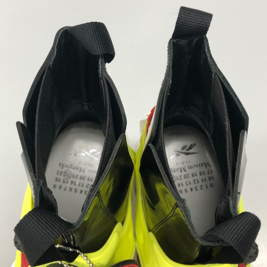 メゾンマルジェラ リーボック スニーカー Tabi Instapump Fury Hi S34WU0023 イエロー系 レディース サイズ36 Maison Margiela Reebok 約22.5cm【AFD9】