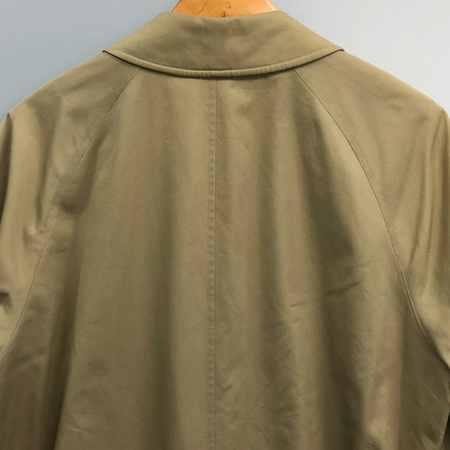 中古■バーバリー バルカラーコート 旧タグ イングランド製 ベージュ メンズ サイズ表記なし Burberry 【AFA1】