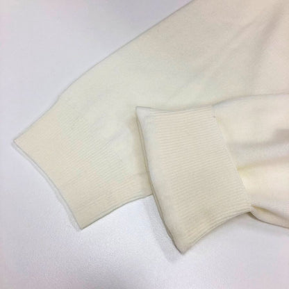美品◆ザノーネ  クルーネック ニット ウール アイボリー サイズ46 メンズ ZANONE 【AFB7】