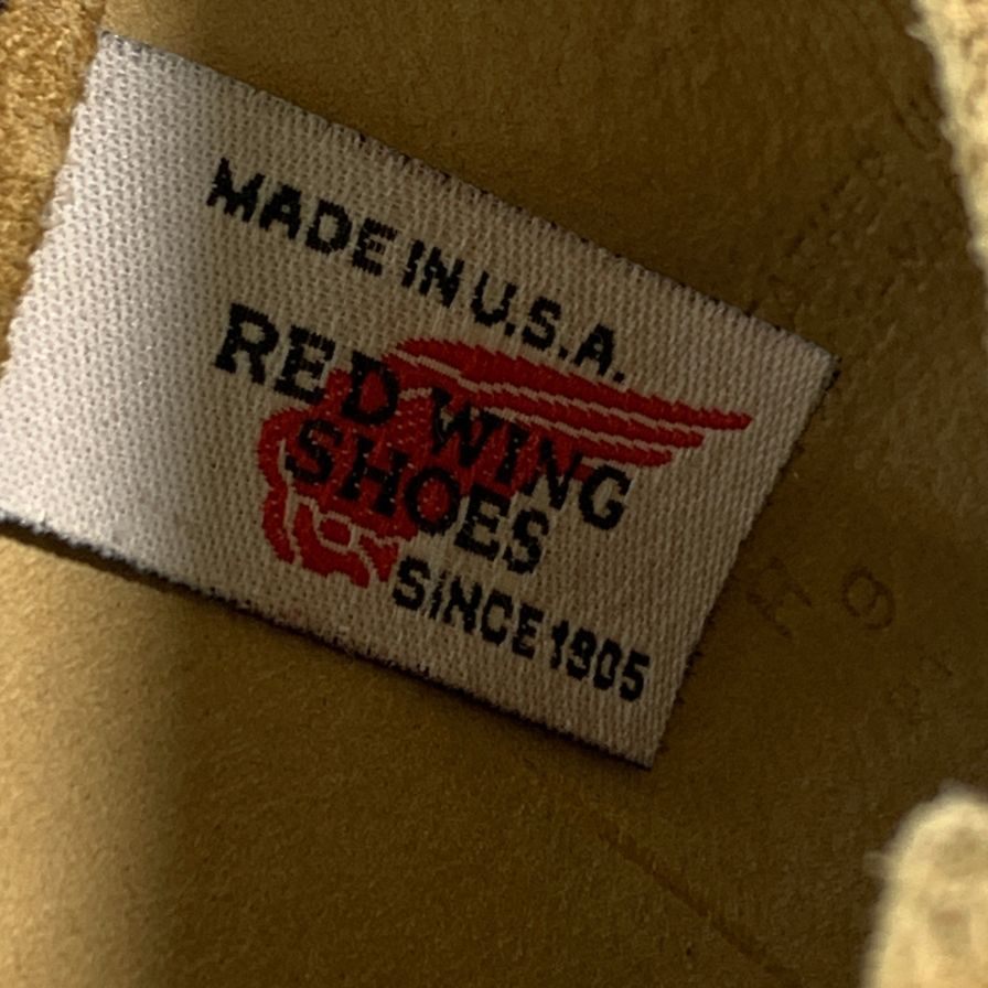 レッドウィング ペコスブーツ スエード ベージュ US9E メンズ RED WING 約27.0cm【PTM1】
