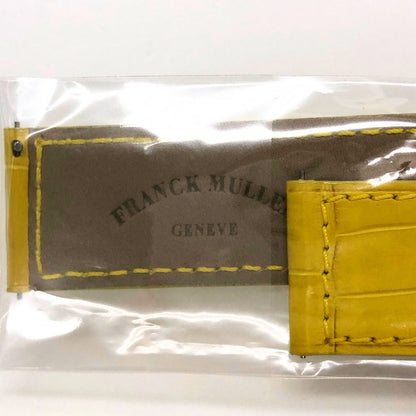 フランクミュラー ロングアイランド 1000用 ベルト イエロー系 メンズ FRANCK MULLER【AFI16】