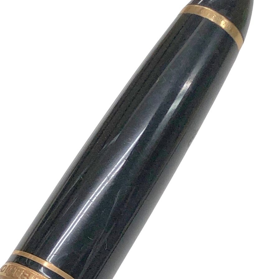 モンブラン 万年筆 マイスターシュテュック 4810 No.146 ペン先14C 585 ブラック×ゴールド MONTBLANC【AFI8】