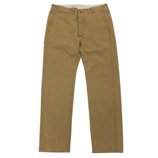 ダブルアールエル チノパン ボタンフライ ベージュ メンズ サイズ W29 L30 RRL RALPH LAUREN 【AFB5】
