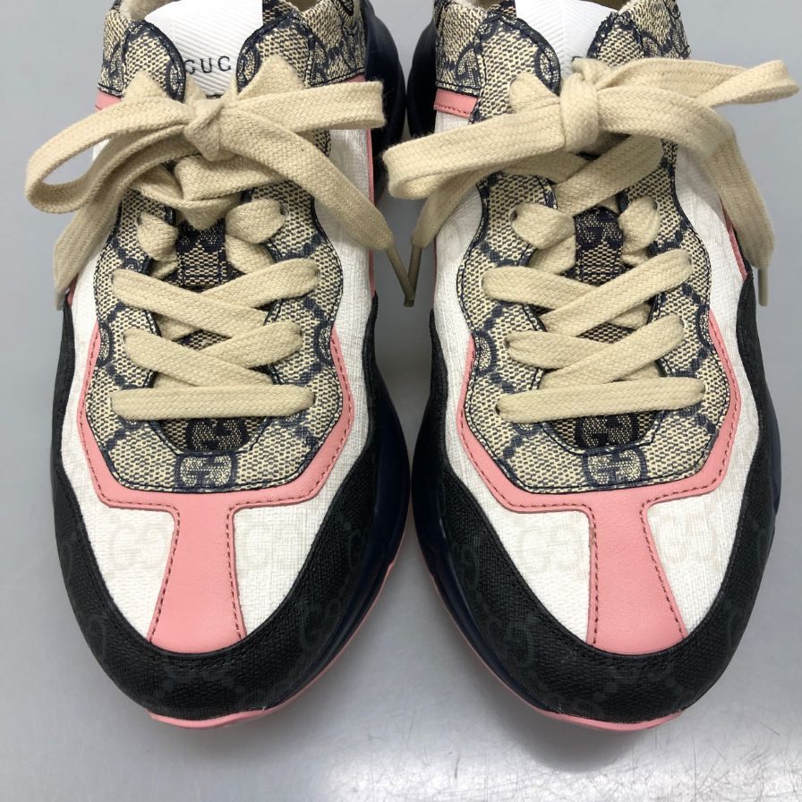 グッチ ローカットスニーカー ライトン GGスプリーム マルチカラー レディース サイズ36 GUCCI 約23.0cm【AFD14】