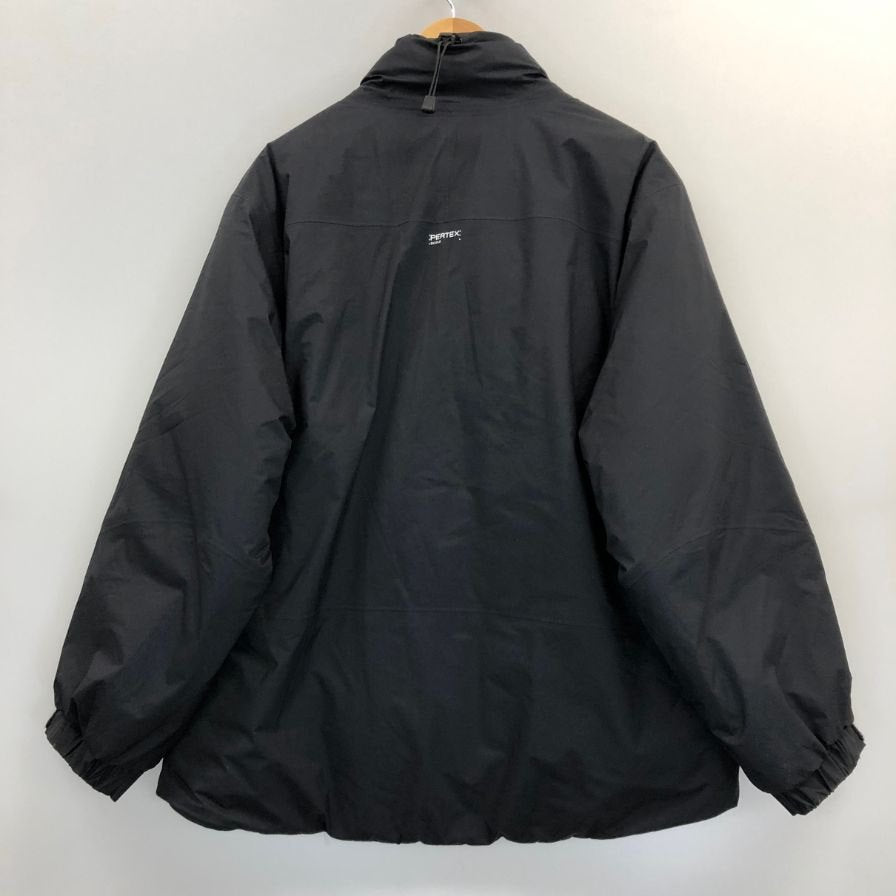 極美品◆ハイク エディション別注 パフジャケット 24AW PERTEXR PUFF JACKET ブラックナイロン 中綿 サイズ2 メンズ HYKE×Edition 【AFA8】