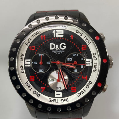 ドルチェ＆ガッバーナ  DW0192 腕時計  黒文字盤 ナバジョ クオーツ D&G【AFI4】