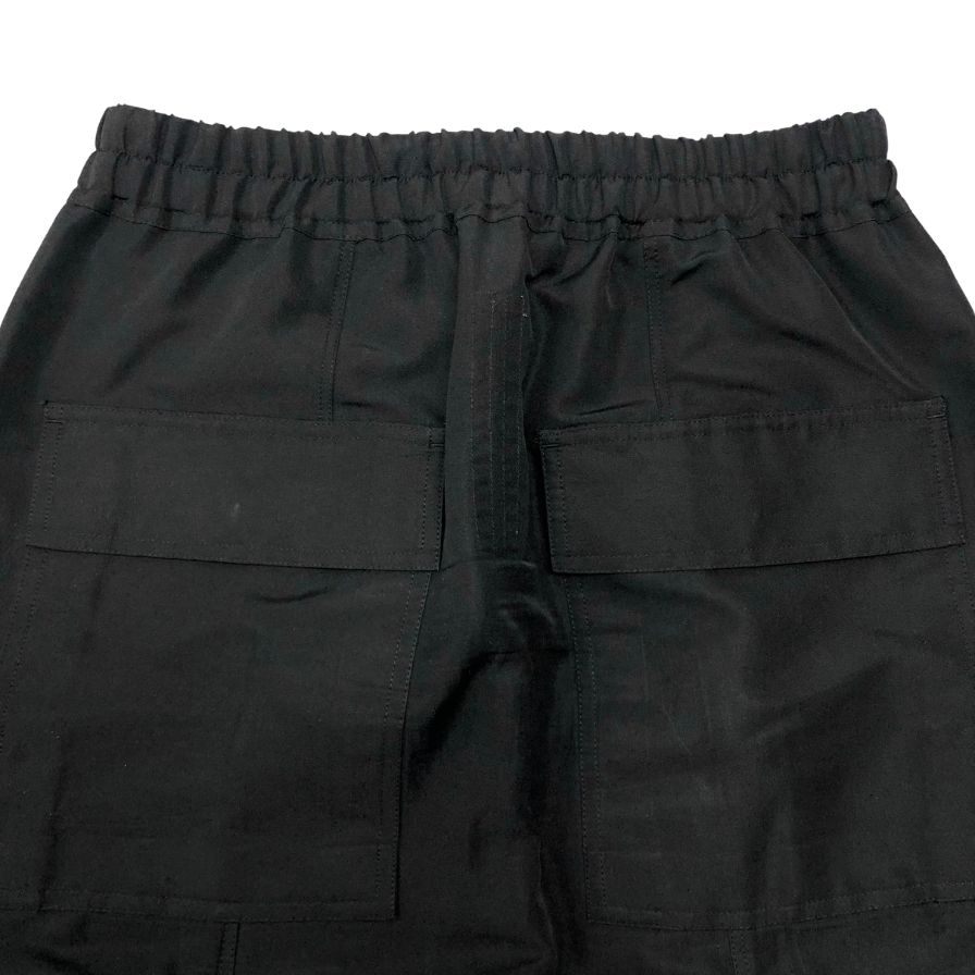 リックオウエンス クロップ ド カーゴパンツ 21SS RU21S6385-TS サイズ46 ブラック メンズ Rick Owens 【AFB50】