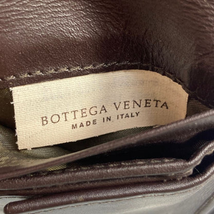 ボッテガヴェネタ イントレチャート 二つ折り財布 レザー ブラウン系 メンズ BOTTEGA VENETA【AFI9】