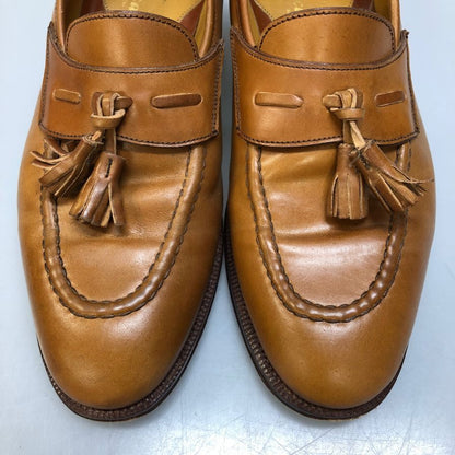 レユッカス タッセルローファー カーフ ブラウン サイズ40.5 Le Yucca's ローファー 約25.5cm【LA】【中古】