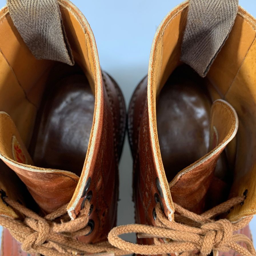 トリッカーズ M2508 カントリーブーツ カーフ メンズ サイズUK7.5 ブラウン Tricker's 約26.0cm【AFC33】