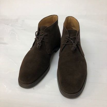 クロケット＆ジョーンズ チャッカブーツ スエード チルターン ダークブラウン サイズUK7.5E メンズ Crockett&Jones 約26.0cm【AFD4】