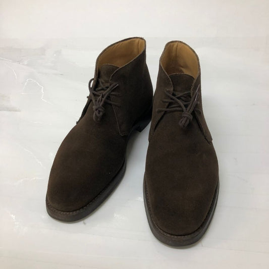 クロケット＆ジョーンズ チャッカブーツ スエード チルターン ダークブラウン サイズUK7.5E メンズ Crockett&Jones 約26.0cm【AFD4】