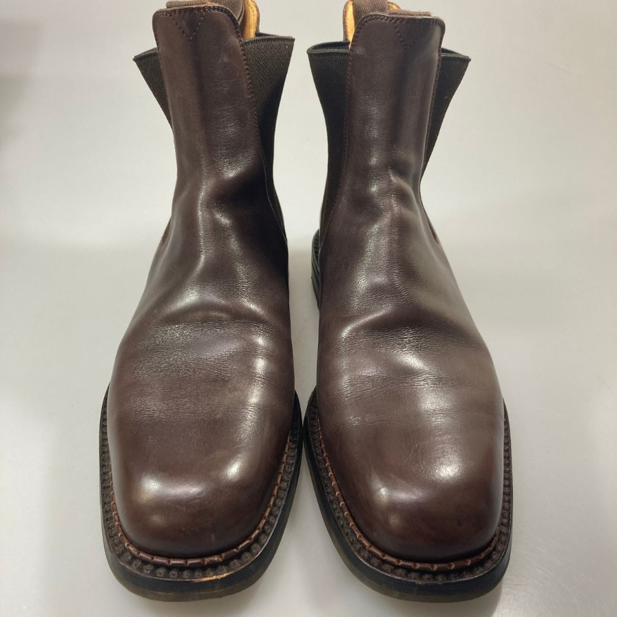 ジェイエムウエストン  サイド ゴア ブーツ チェルシー メンズ  ブラウン サイズ 8ハーフ 610  J.M.Weston ブーツ 約27.0cm【LA】【中古】