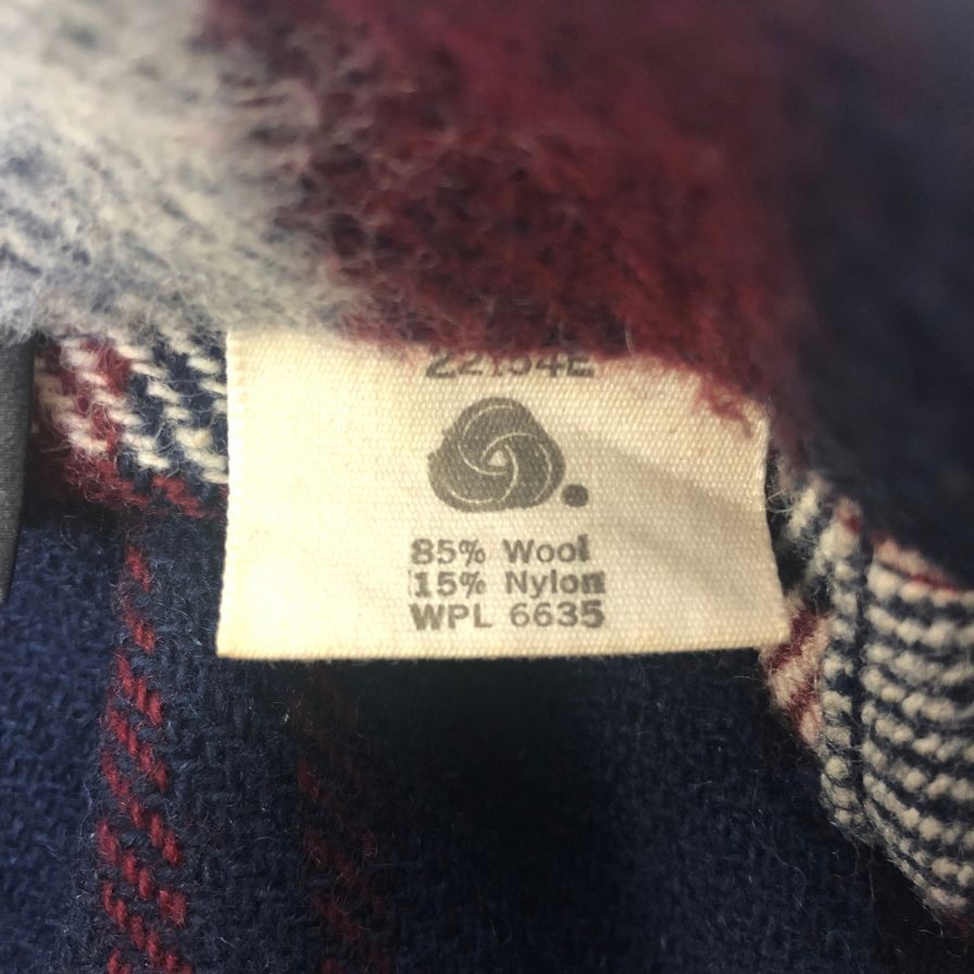 美品◆エディーバウアー ジャケット 80年代 黒タグ ウール メンズ サイズ20 Eddie Bauer 【AFF22】
