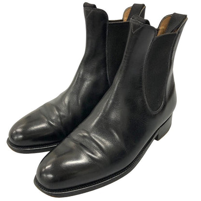 JMウエストン チェルシー ブーツ サイドゴア 705 ボックスカーフ レザー ブラック メンズ サイズ5D J.M.WESTON ブーツ 約25.0cm【LA】【中古】