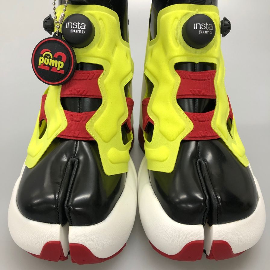 メゾンマルジェラ リーボック スニーカー Tabi Instapump Fury Hi S34WU0023 イエロー系 レディース サイズ36 Maison Margiela Reebok 約22.5cm【AFD4】