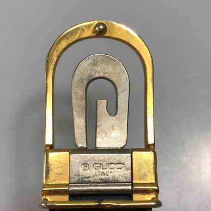 グッチ ベルト レザー ゴールバックル レッド GUCCI【AFI2】