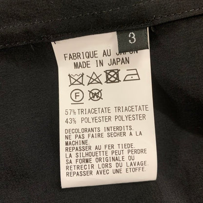 美品◆グラウンド ワイ ヨウジヤマモト 24AW カットアウトシャツ ブラック メンズ サイズ3 GO-B13-500 Ground Y YOHJI YAMAMOTO 【AFB47】