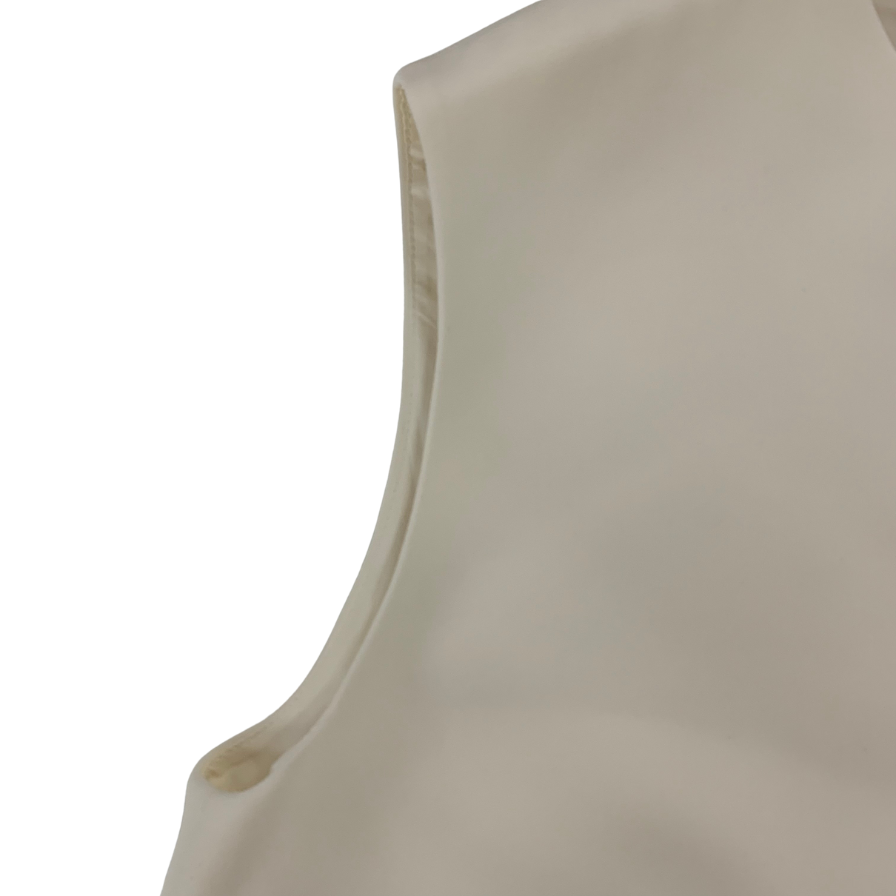 極美品◆フィガロパリ セットアップ ノースリーブ 2015 アイボリー レディース サイズ36 FIGARO Paris 【AFB46】
