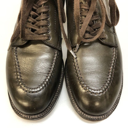 オールデン バーニーズ ニューヨーク タンカーブーツ N4903H 別注 レザー レディカーフ ローデングリーン メンズ サイズUS7 ALDEN BARNEYS NEWYORK ブーツ 約25.0cm【LA】【中古】