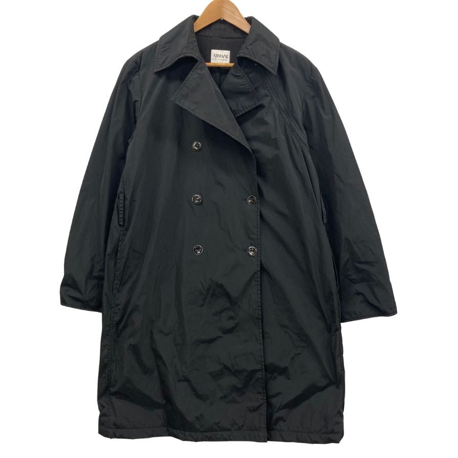 ARMANI COLLEZIONI アルマーニ　コレッツォーニ　トレンチコート 中古◇アルマーニコレツォーニ トレンチコート ブラック メンズ