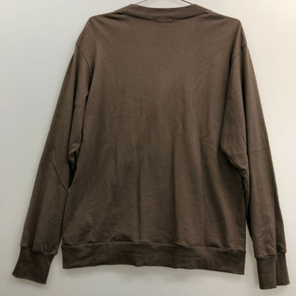 美品◆リフィル カーディガン COTTONY BASIC CARDIGAN Vネック ブラウン サイズ02 メンズ LIFiLL 【AFB38】