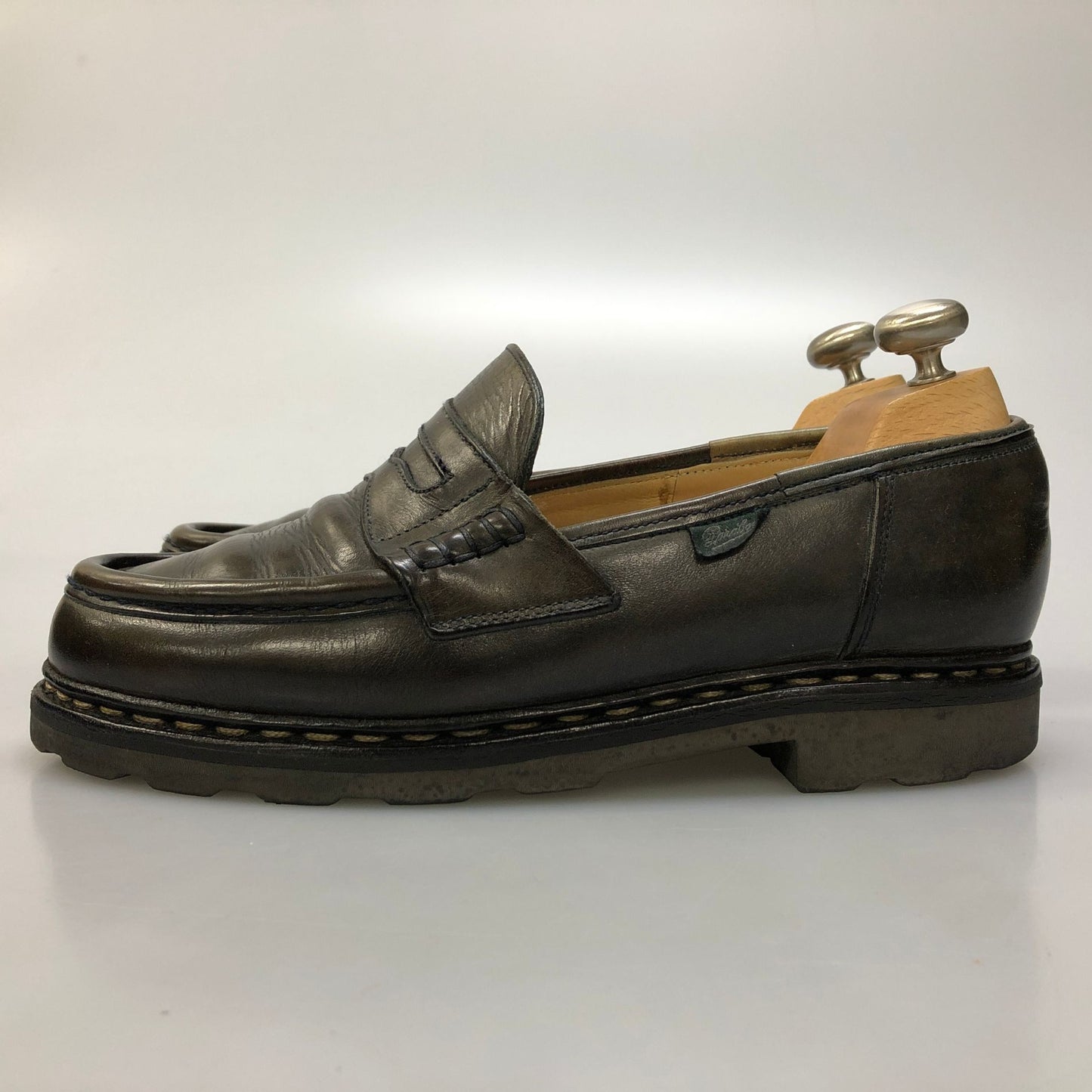 パラブーツ レザージューズ  ローファー ランス メンズ ダークブラウン系 サイズ不明 PARABOOT REIMS ローファー 約cm【LA】【中古】