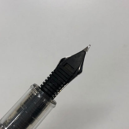 プラチナ 万年筆 センチュリー 3776 透明 クリア ペン先14K F 585 日本製 PLATINUM CENTURY【AFI12】