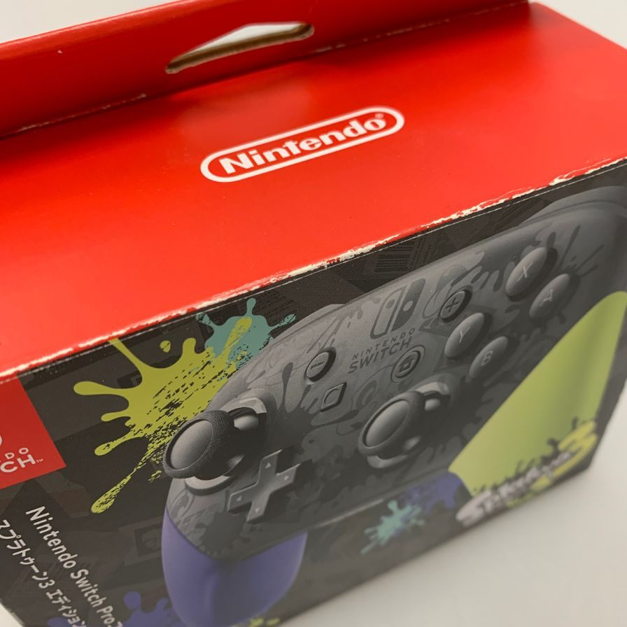 ニンテンドースイッチ Proコントローラー スプラトゥーン3エディション Nintendo Switch【AFB55】【中古】
