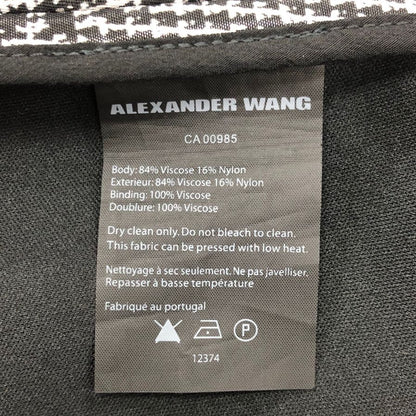 アレキサンダーワン スカート 千鳥柄 サイズ8 レディース ALEXANDER WANG【AFB43】