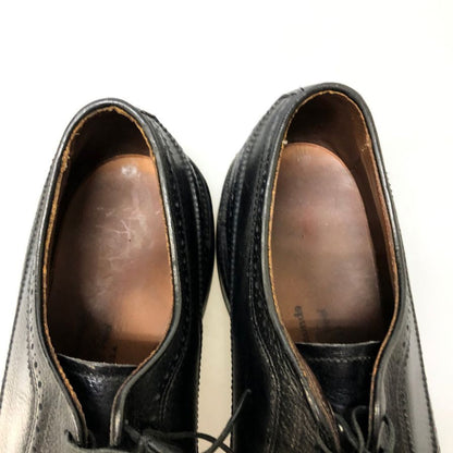 アレンエドモンズ レザーシューズ ロングウィング グレインレザー ブラック メンズ サイズUS8D Allen Edmonds 約26.0cm【TMP1】