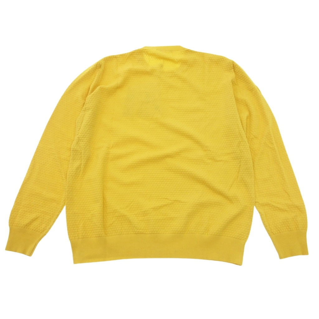 Like new ◆ Kangra T-shirt Cotton Men's Size 58 Yellow Kangra [AFB15] 