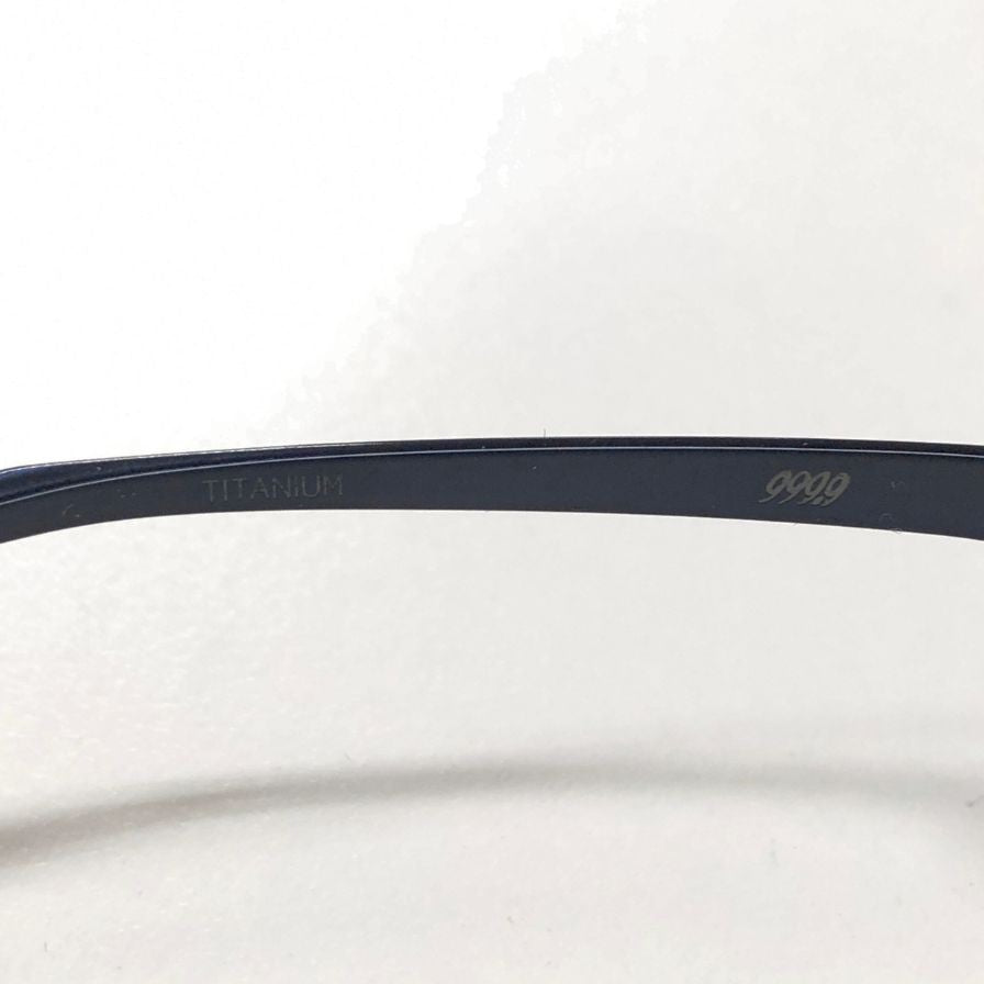 フォーナインズ チタン眼鏡 S-850T ユニセックス ブラック系 999'9【AFI19】