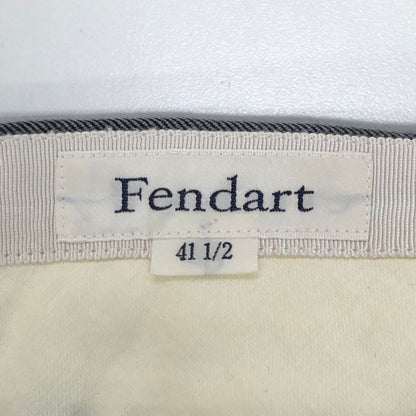 フェンダール パンツ スラックス ウール想定 サイドアジャスター ワンプリーツ メンズ サイズ41 1/2 グレー Fendart 【AFB33】
