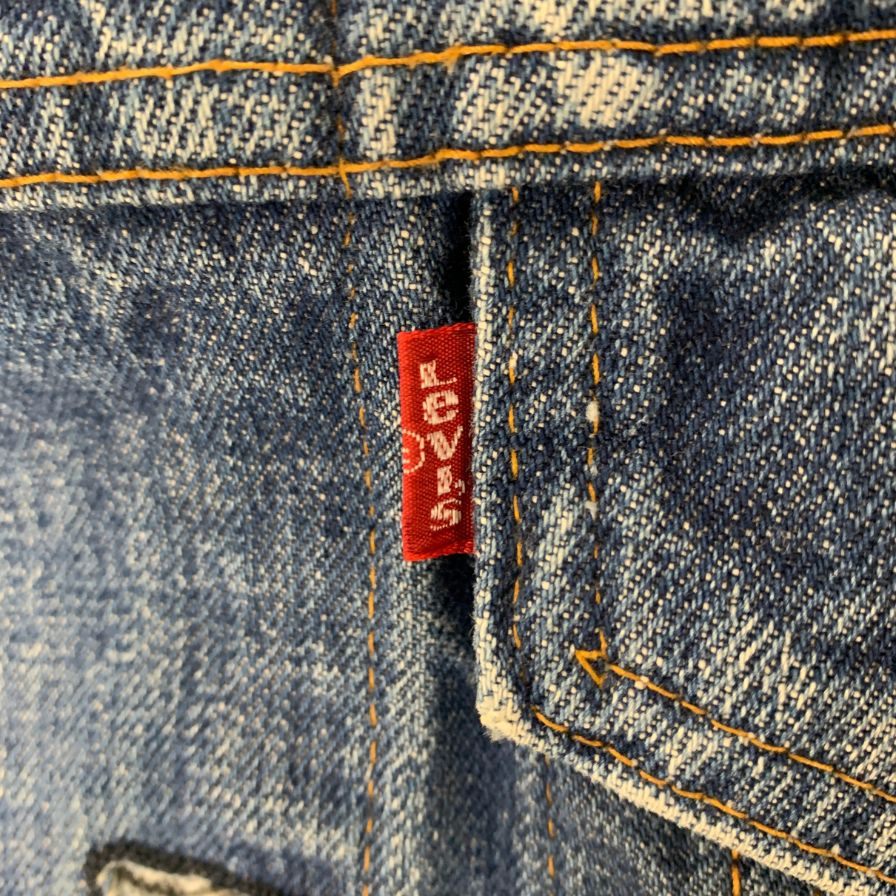 美品◆リーバイス 70S デニムジャケット 70505 ボタン裏刻印52 スモールE 不均等V メンズ サイズ表記なし LEVI’S 【AFA21】