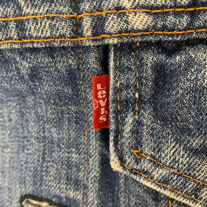 美品◆リーバイス 70S デニムジャケット 70505 ボタン裏刻印52 スモールE 不均等V メンズ サイズ表記なし LEVI’S 【AFA21】