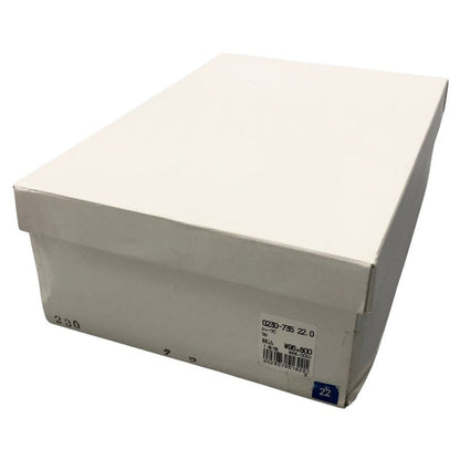 新宿屋 レザースニーカー スリッポン シャーク 0230-735 ブラック 22.0cm レディース shinjukuya 約22.0cm【7-5】