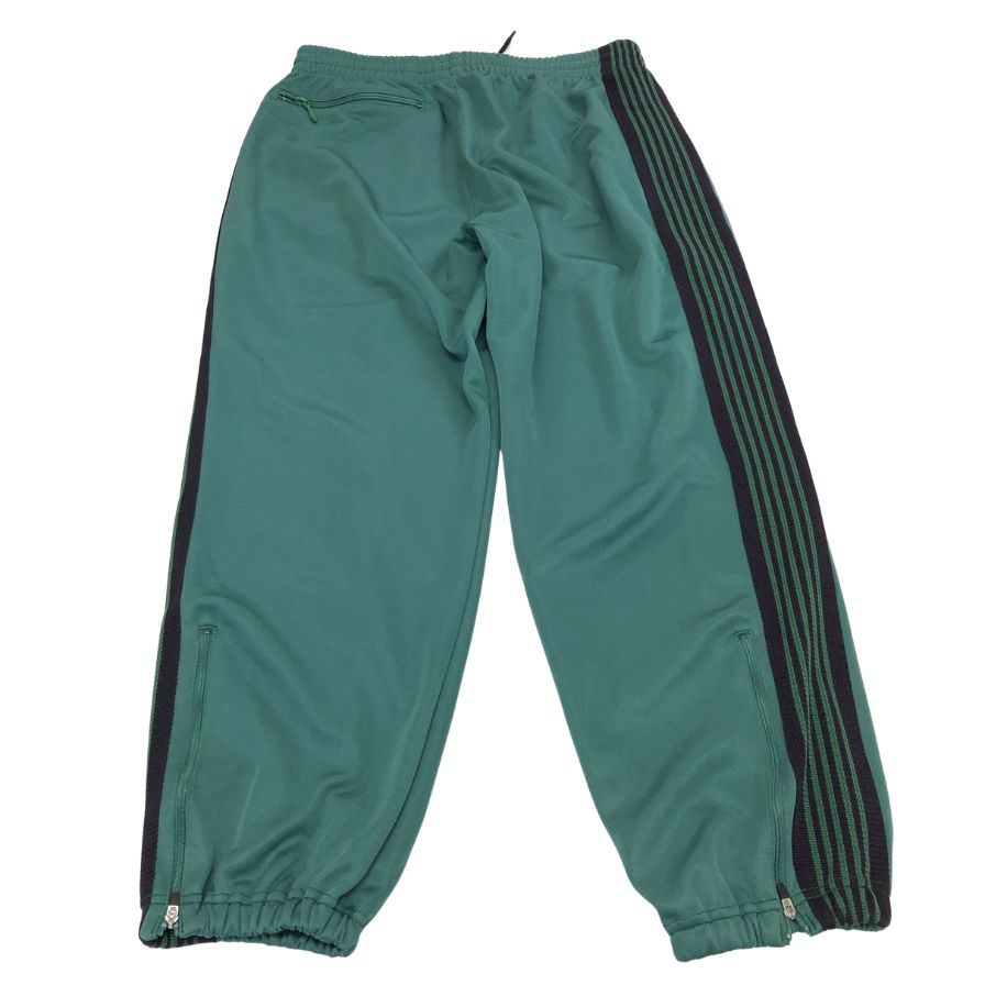 ニードルズ ジップドトラックパンツ MR289 裾ジップ ジャージ サイズS グリーン メンズ Needles Zipped Track Pant 【FFB36】