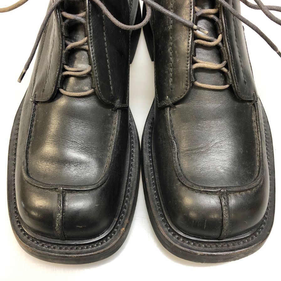 プラダ スクウェアトゥ  厚底 シューズ 996 B 99  メンズ サイズ 8ハーフ  PRADA 約26.5cm【AFC4】