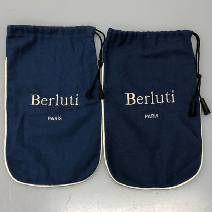 ベルルッティ ビジネスシューズ カーフ ネイビー UK8 Berluti ビジネスシューズ 約26.5cm【LA】【中古】