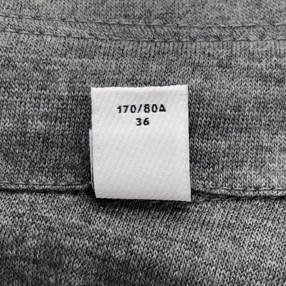 極美品◆バーバリー 現行タグ ニットシャツ グレー レディース サイズ38 BURBERRY 【AFB39】