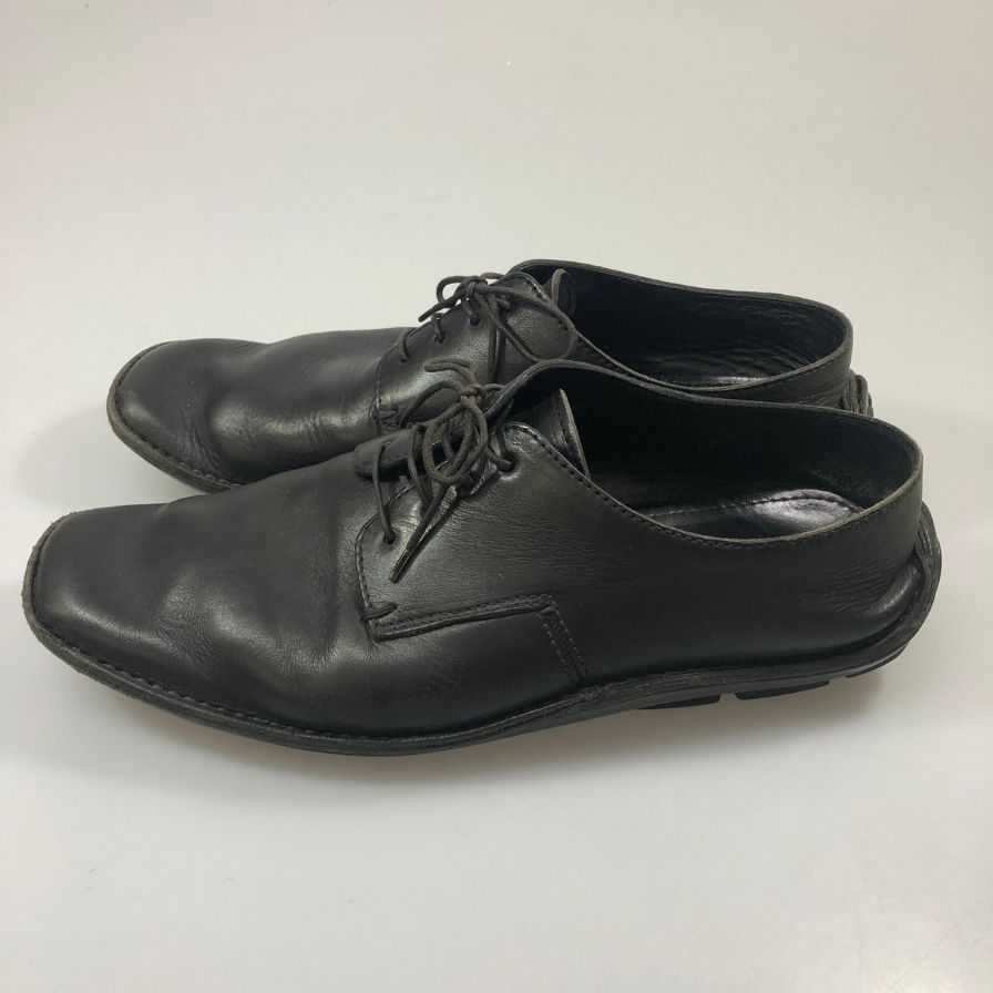 プラダ ドライビング レザーシューズ ブラック サイズ7 メンズ PRADA 約25.5cm【AFC44】